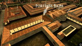 Animation of ancient Roman Fort in Caerleon Wales [upl. by Leanor228]