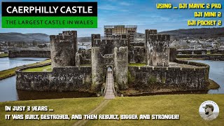 Caerphilly Castle  The Largest in Wales 2nd in Britain [upl. by Ailla]