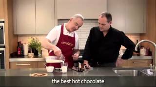 How to make a hot chocolate using an aerolatte milk frother [upl. by Yee]